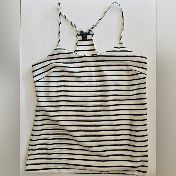 J Crew Stripe Racerback Tank (4) - Picture 2 of 6